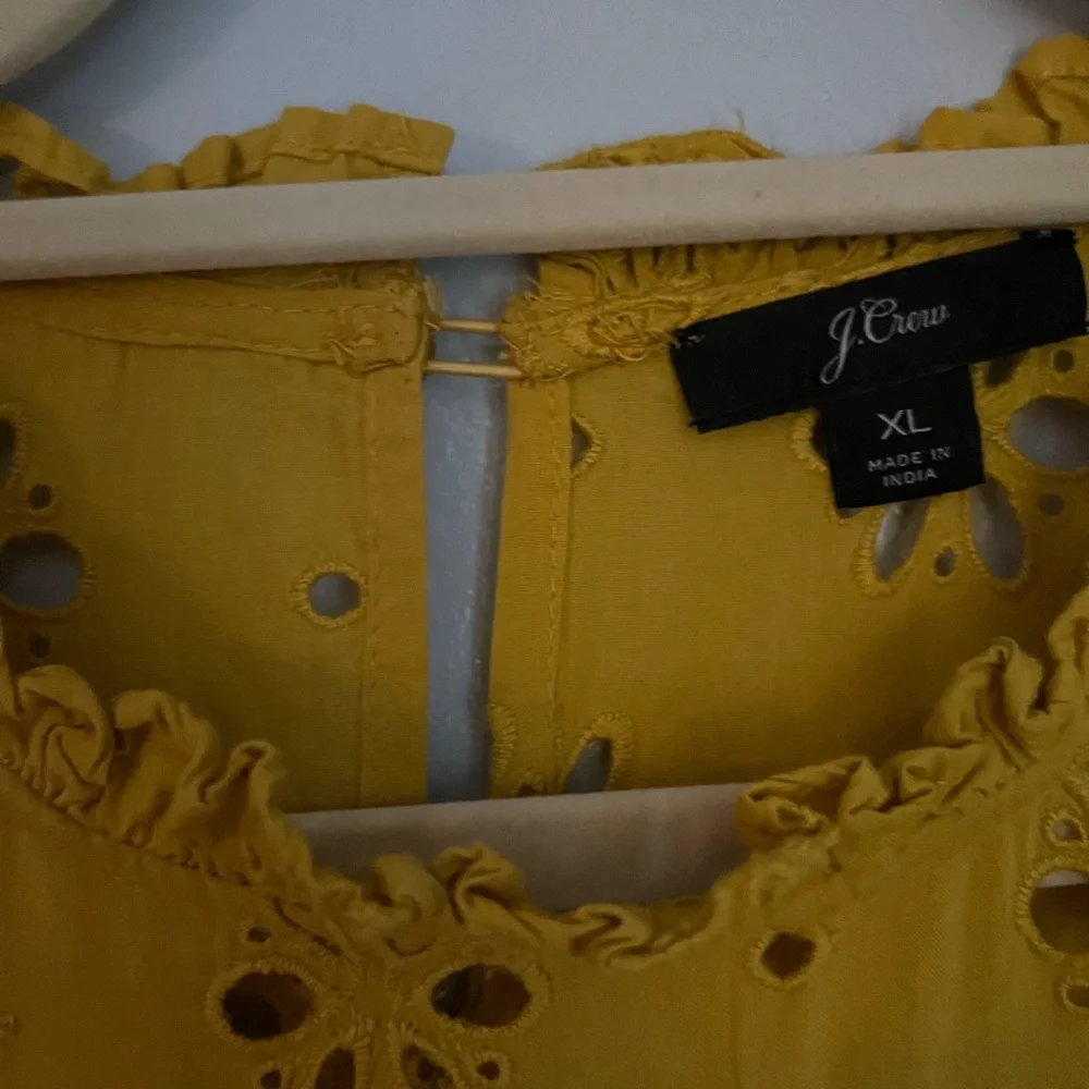 J. Crew Eyelet Ruffle Blouse - Picture 5 of 6